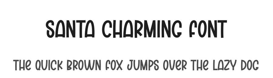 Santa Charming Font by andikastudio — Display Font
