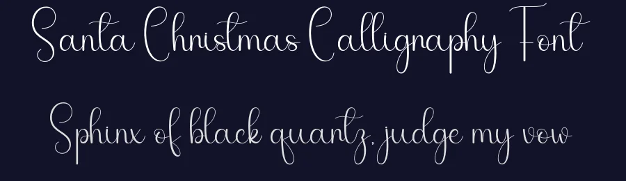 Santa Christmas Calligraphy Font by andikastudio — Script Handwritten Font — thumbnail 2