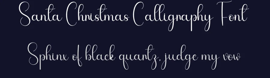 Santa Christmas Calligraphy Font by andikastudio — Script Handwritten Font — thumbnail 2