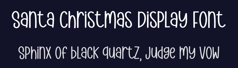 Santa Christmas Display Font by inermediaSTUDIO — Display Font — thumbnail 2