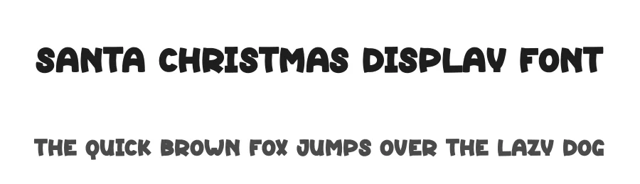 Santa Christmas Display Font by andikastudio — Display Font