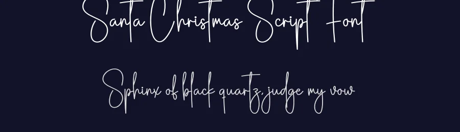 Santa Christmas Script Font by creativeletter — Script Handwritten Font — thumbnail 2