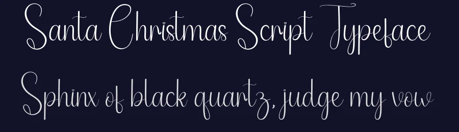 Santa Christmas Script Typeface by andikastudio — Script Handwritten Font — thumbnail 2