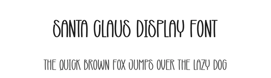 Santa Claus Display Font by creativeletter — Display Font