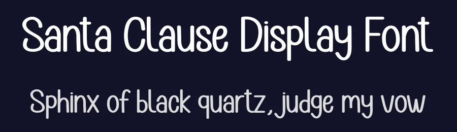 Santa Clause Display Font by andikastudio — Display Font — thumbnail 2