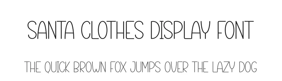 Santa Clothes Display Font by andikastudio — Script Handwritten Font