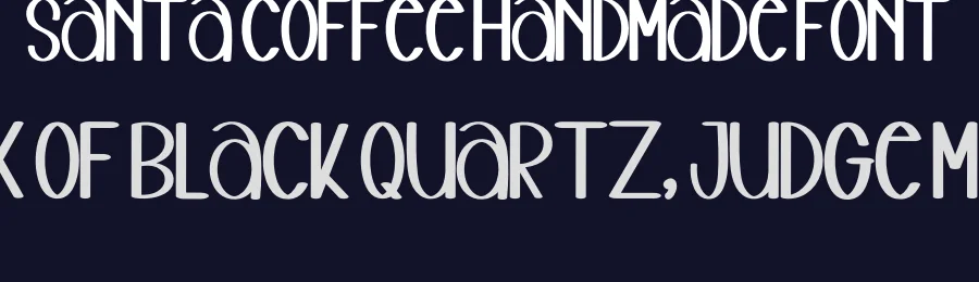 Santa Coffee Handmade Font by inermediaSTUDIO — Display Font — thumbnail 2