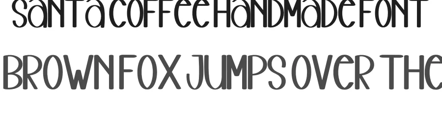 Santa Coffee Handmade Font by inermediaSTUDIO — Display Font