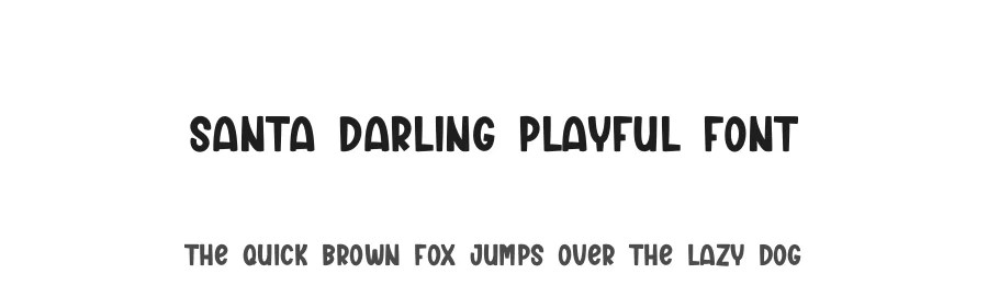 Santa Darling Playful Font by creativeletter — Display Font