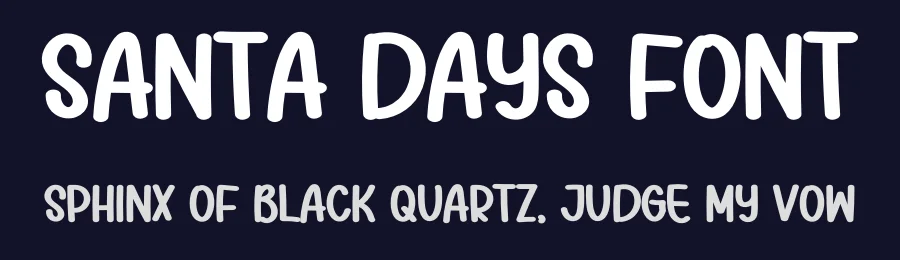 Santa Days Font by inermediaSTUDIO — Display Font — thumbnail 2