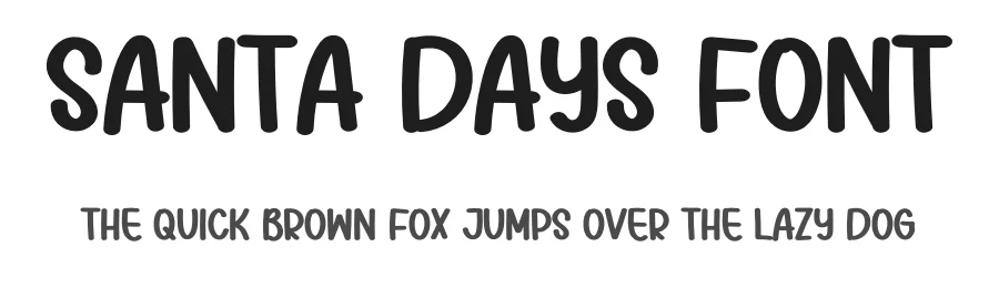 Santa Days Font by inermediaSTUDIO — Display Font