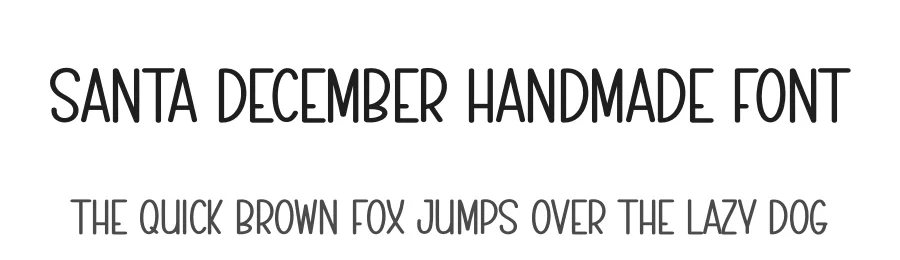 Santa December Handmade Font by creativeletter — Display Font