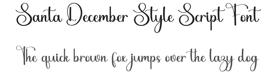 Santa December Style Script Font by inermediaSTUDIO — Script Handwritten Font