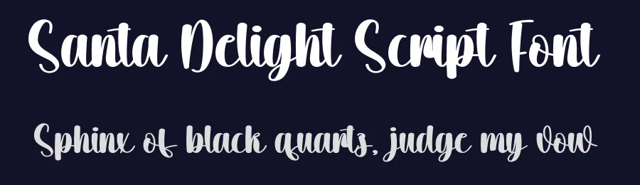 Santa Delight Script Font by creativeletter — Script Handwritten Font — thumbnail 2
