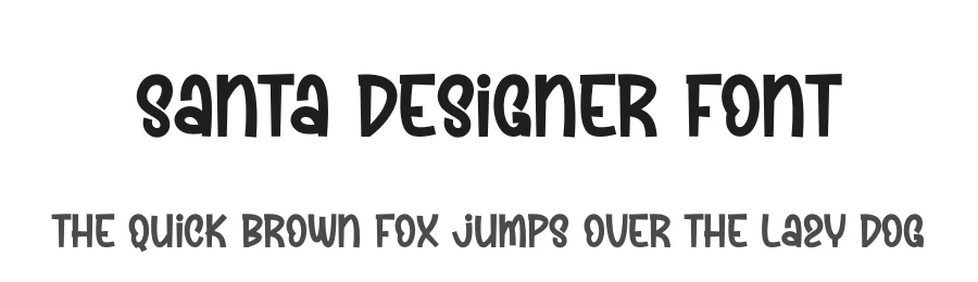 Santa Designer Font by andikastudio — Display Font