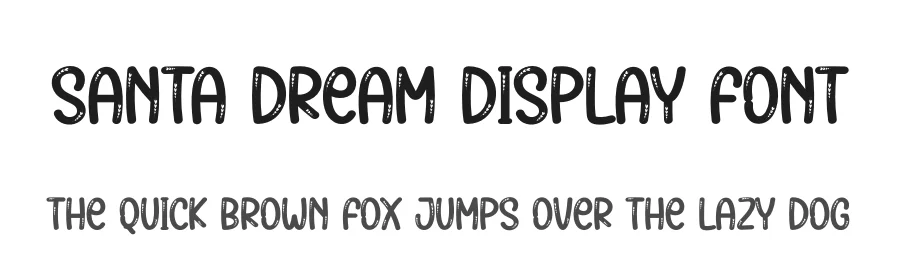 Santa Dream Display Font by creativeletter — Display Font