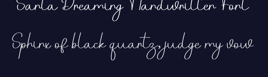 Santa Dreaming Handwritten Font by inermediaSTUDIO — Script Handwritten Font — thumbnail 2