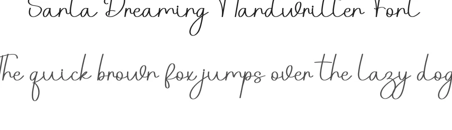 Santa Dreaming Handwritten Font by inermediaSTUDIO — Script Handwritten Font