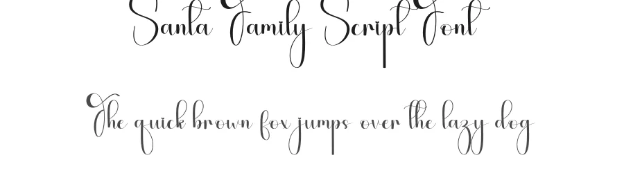 Santa Family Script Font by andikastudio — Script Handwritten Font