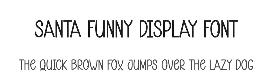 Santa Funny Display Font by andikastudio — Display Font