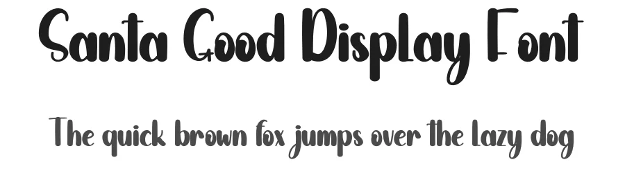 Santa Good Display Font by andikastudio — Display Font