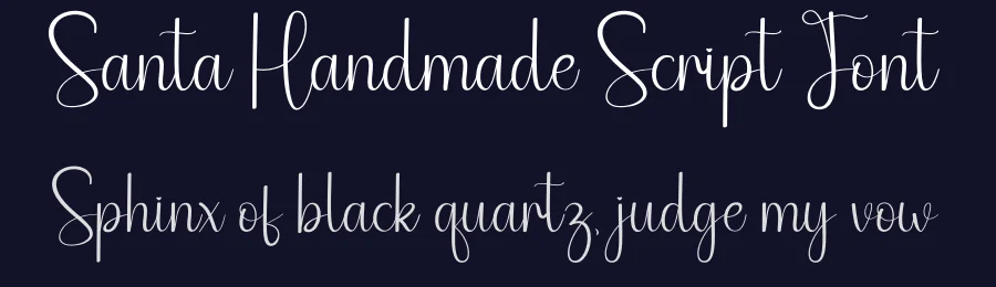 Santa Handmade Script Font by andikastudio — Script Handwritten Font — thumbnail 2