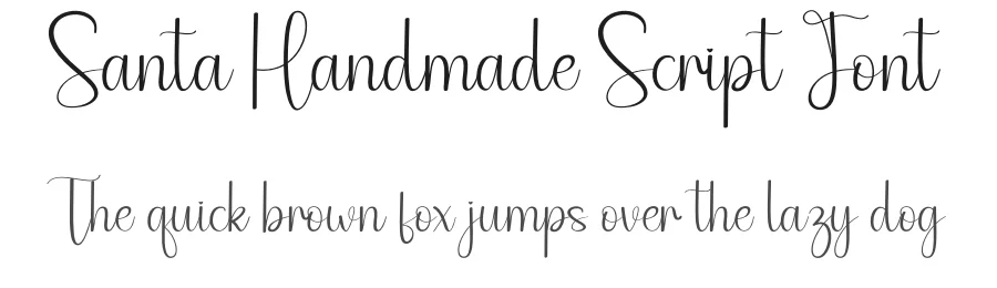 Santa Handmade Script Font by andikastudio — Script Handwritten Font