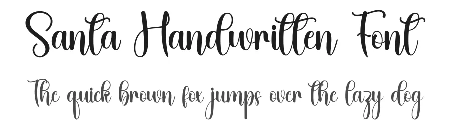 Santa Handwritten Font by inermediaSTUDIO — Script Handwritten Font
