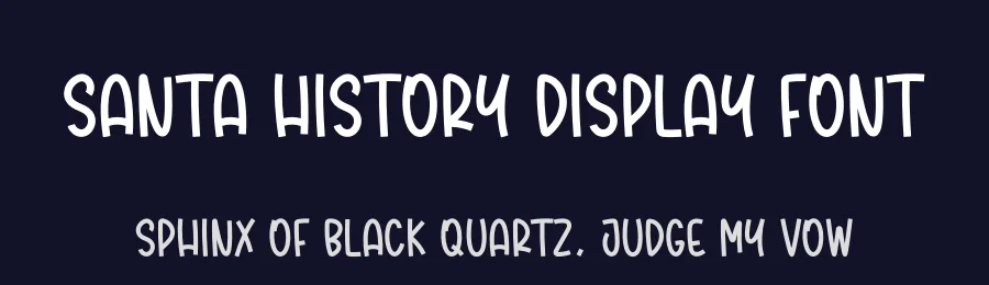 Santa History Display Font by creativeletter — Script Handwritten Font — thumbnail 2