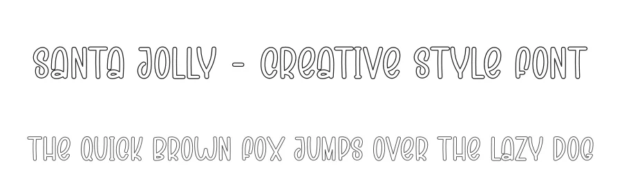 Santa Jolly – Creative Style Font by creativeletter — Display Font