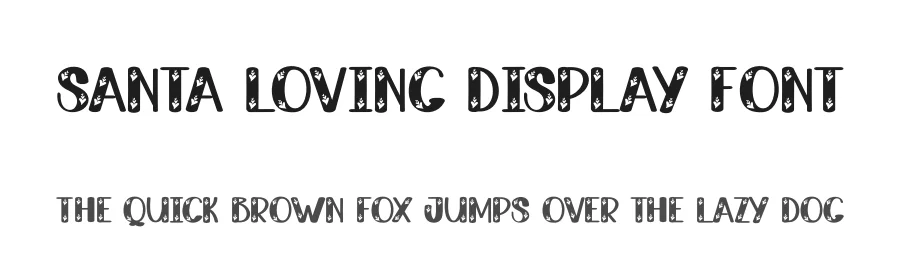 Santa Loving Display Font by andikastudio — Display Font