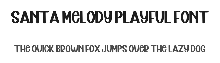 Santa Melody Playful Font by inermediaSTUDIO — Display Font