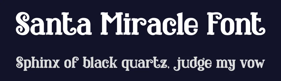 Santa Miracle Font by PutraCetol Studio — Display Font — thumbnail 2