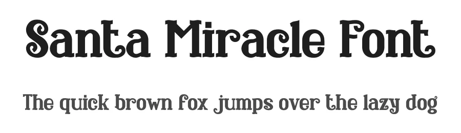 Santa Miracle Font by PutraCetol Studio — Display Font