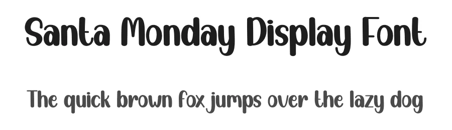 Santa Monday Display Font by creativeletter — Script Handwritten Font