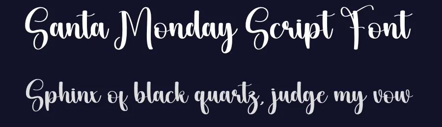 Santa Monday Script Font by andikastudio — Script Handwritten Font — thumbnail 2