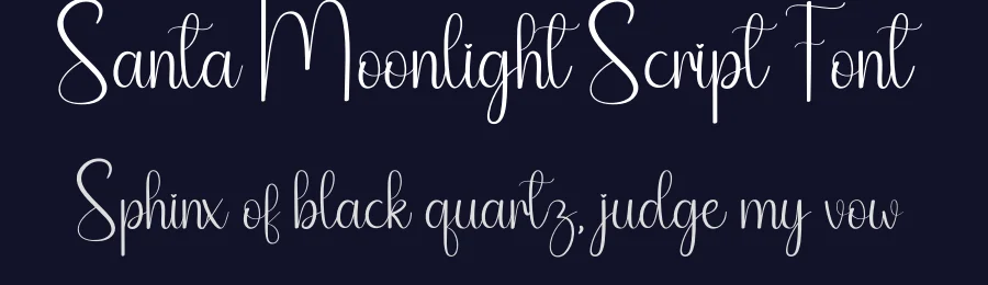 Santa Moonlight Script Font by andikastudio — Script Handwritten Font — thumbnail 2