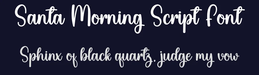 Santa Morning Script Font by andikastudio — Script Handwritten Font — thumbnail 2