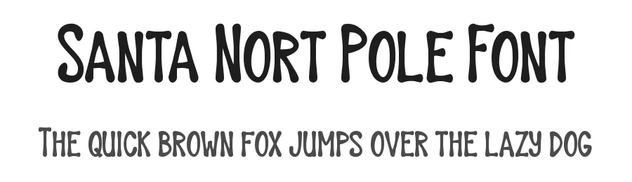 Santa Nort Pole Font by Maiko Hatta — Display Font
