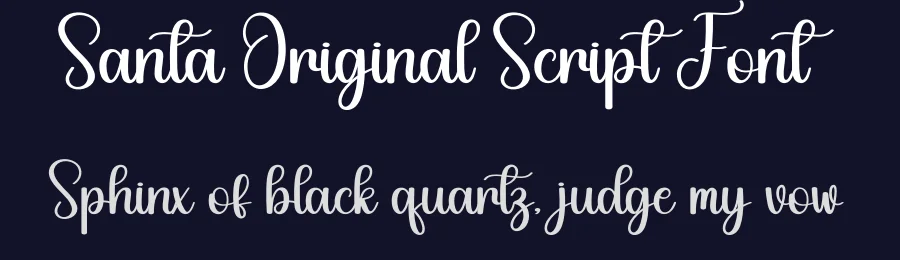 Santa Original Script Font by andikastudio — Script Handwritten Font — thumbnail 2