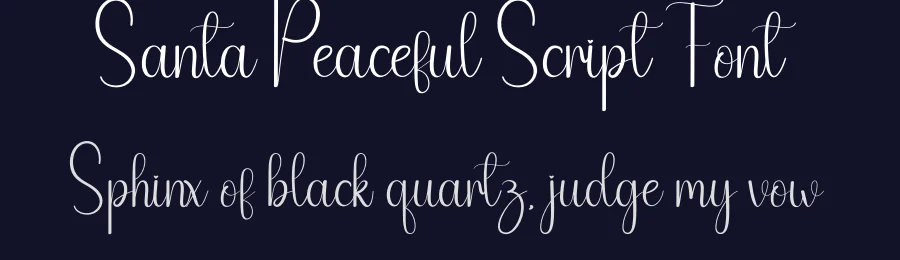 Santa Peaceful Script Font by andikastudio — Script Handwritten Font — thumbnail 2
