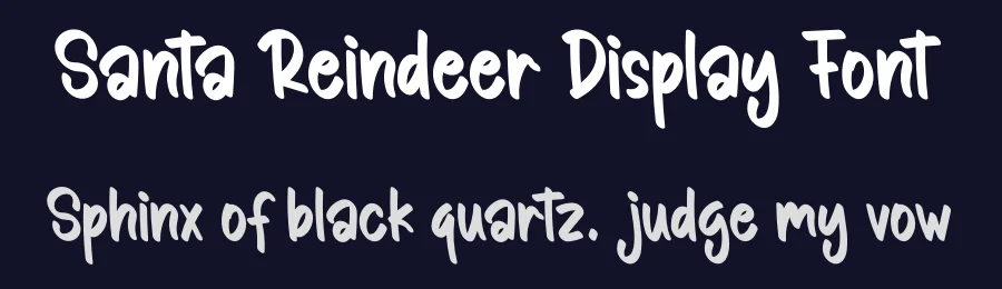 Santa Reindeer Display Font by andikastudio — Display Font — thumbnail 2