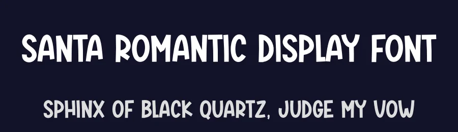 Santa Romantic Display Font by andikastudio — Display Font — thumbnail 2