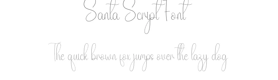 Santa Script Font by andikastudio — Script Handwritten Font