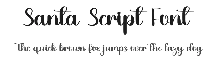 Santa Script Font by inermediaSTUDIO — Script Handwritten Font