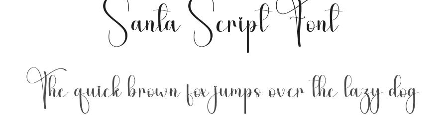 Santa Script Font by andikastudio — Script Handwritten Font