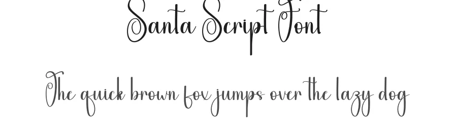 Santa Script Font by andikastudio — Script Handwritten Font
