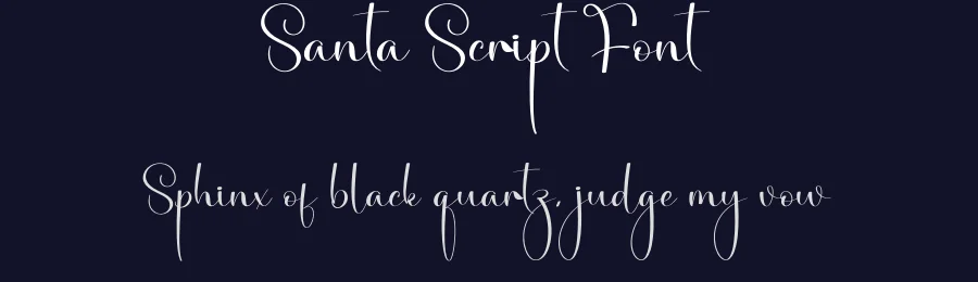 Santa Script Font by creativeletter — Script Handwritten Font — thumbnail 2