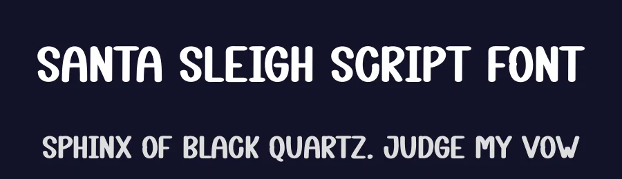 Santa Sleigh Script Font by creativeletter — Display Font — thumbnail 2