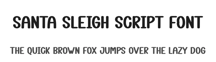 Santa Sleigh Script Font by creativeletter — Display Font